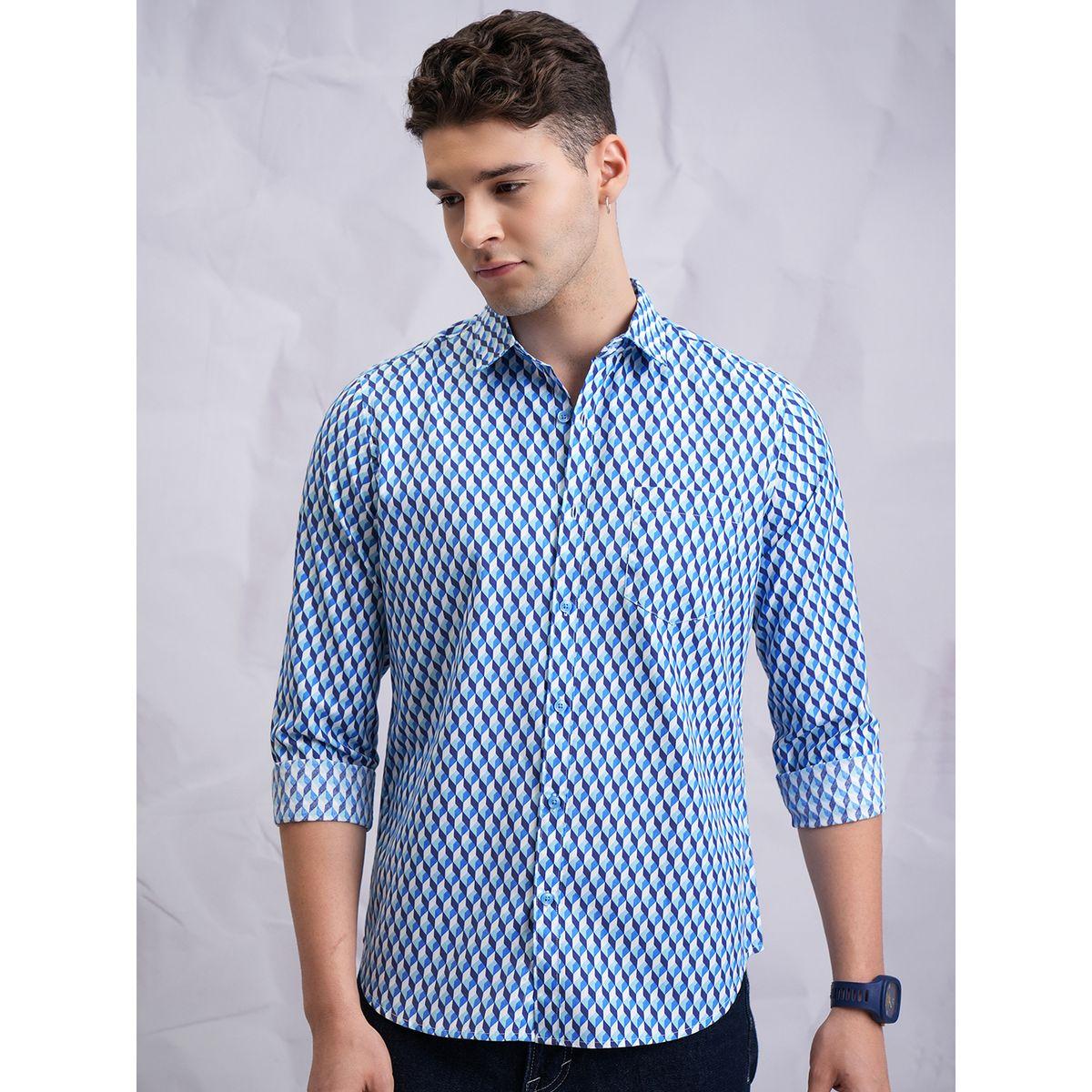 Highlander X Styli  Slim Fit Printed Casual Shirt-men-clothing-shirts-image-1