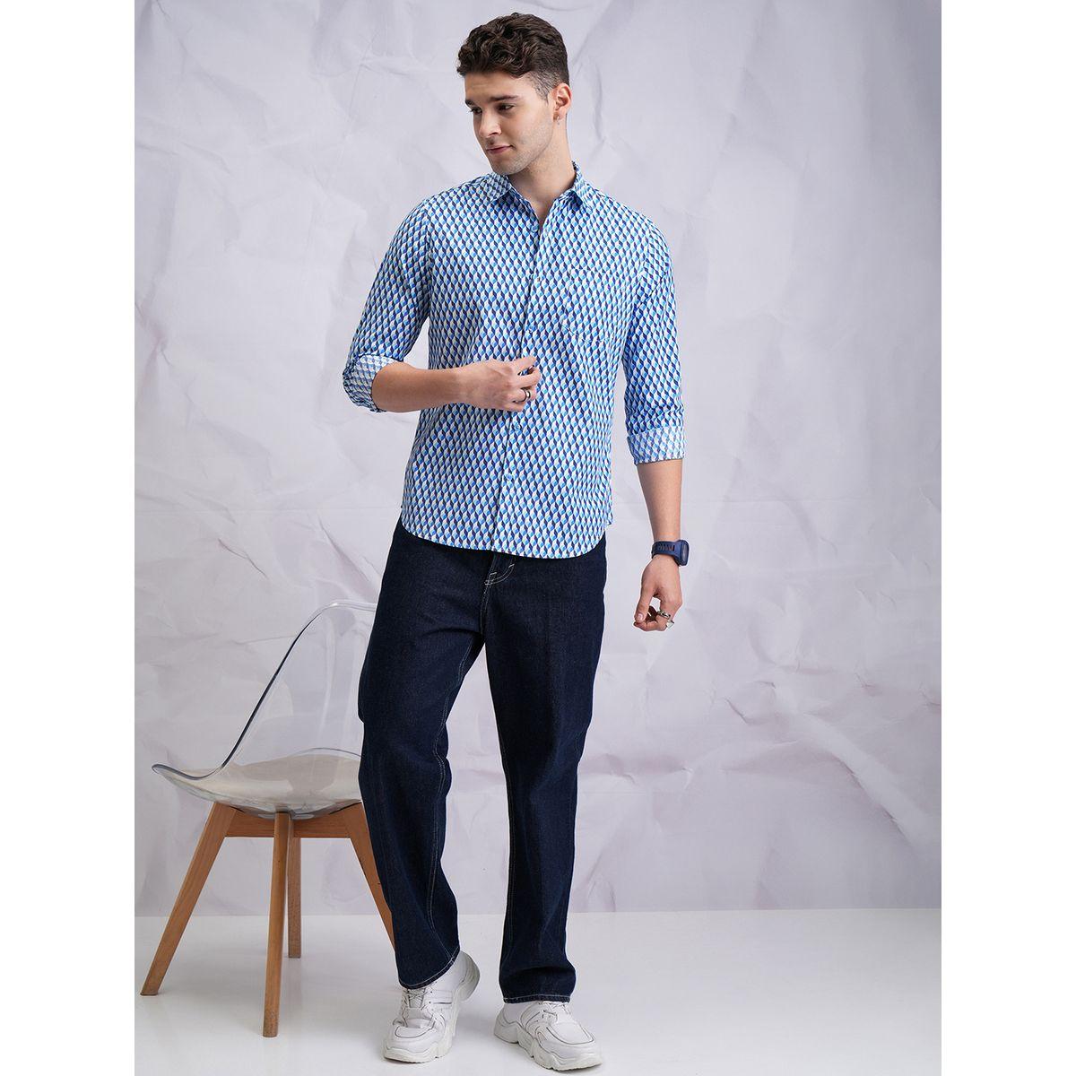 Highlander X Styli  Slim Fit Printed Casual Shirt-men-clothing-shirts-image-4