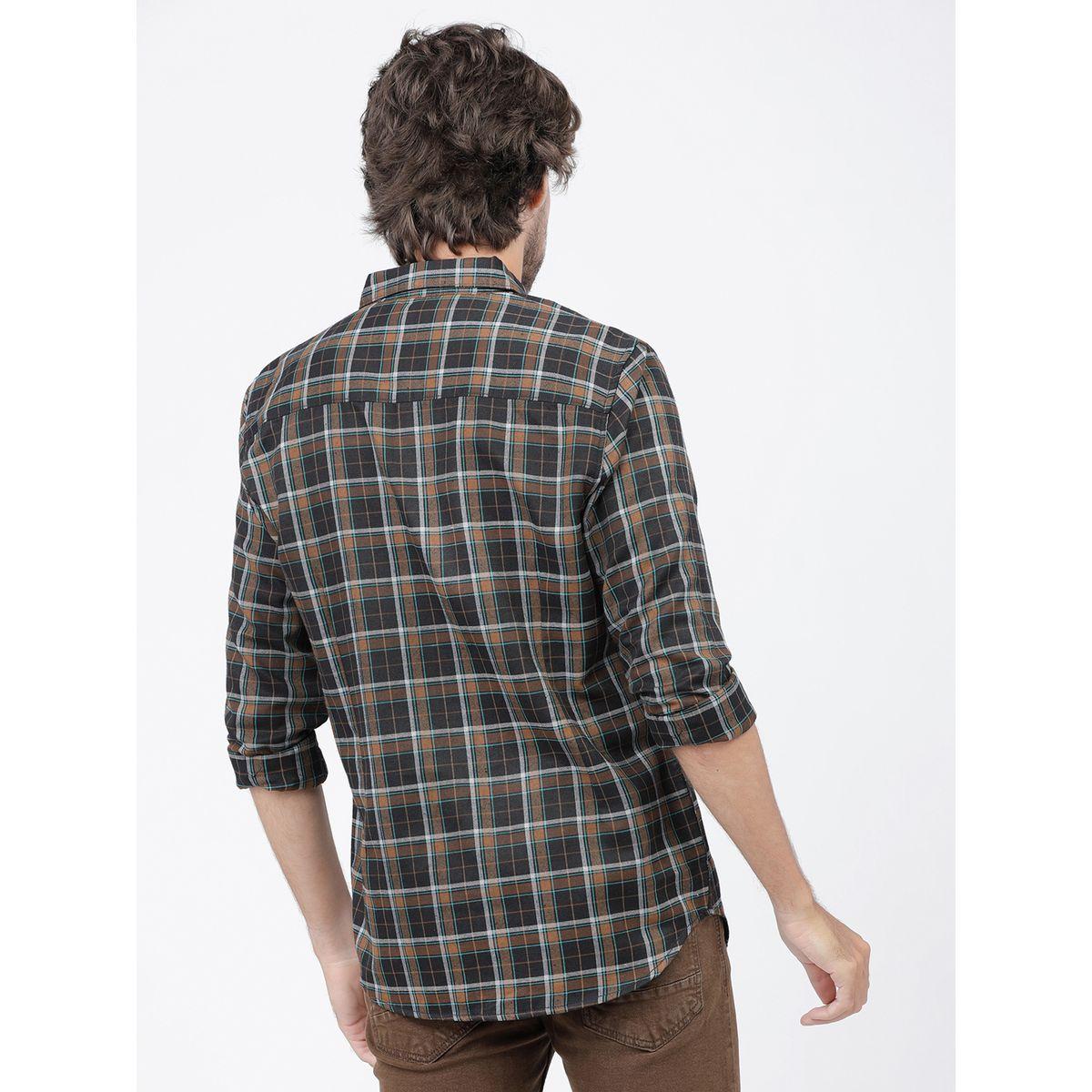 قميص كاروهات بقصة سليم فت كيتش × ستايلي-men-clothing-shirts-image-3