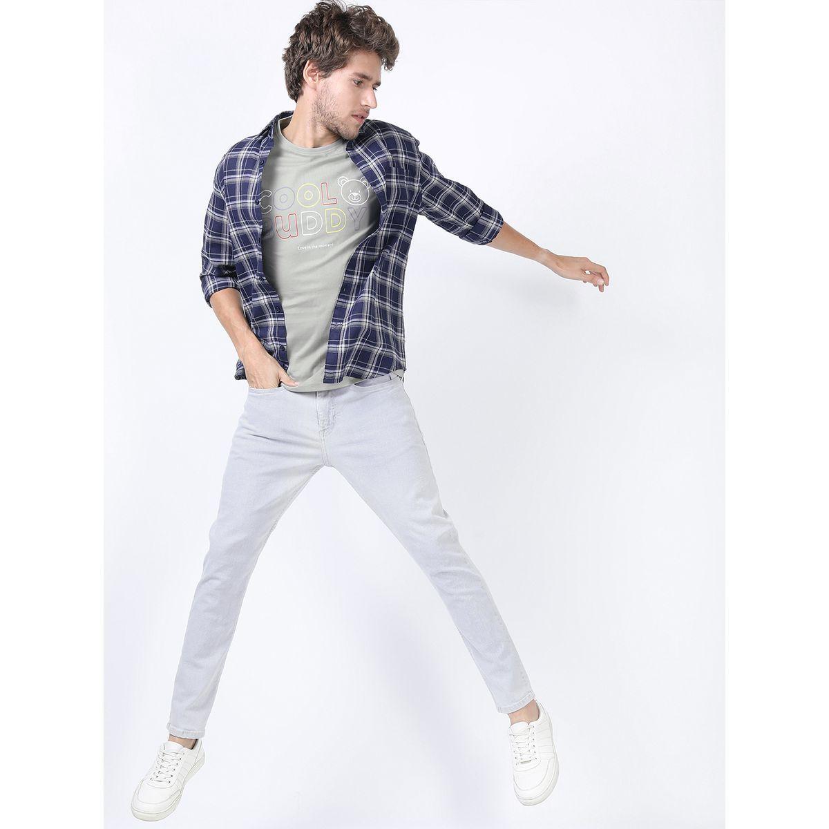 Ketch X Styli  Slim Fit Checked Casual Shirt-men-clothing-shirts-image-4