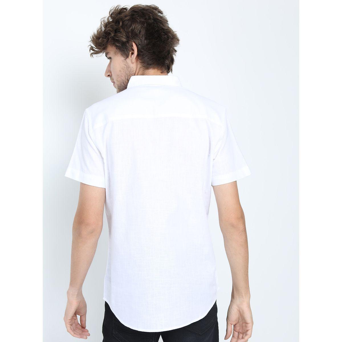 قميص قطن مطبع مع قصة سليم فت كيتش × ستايلي-men-clothing-shirts-image-3