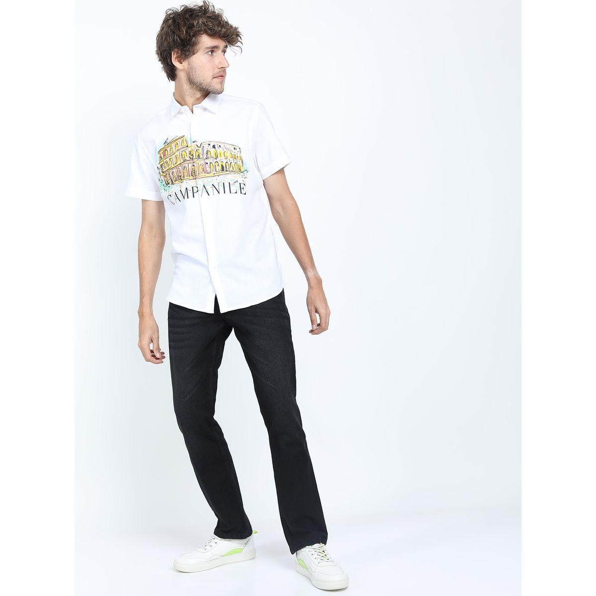 Ketch X Styli  Slim Fit Printed Cotton Casual Shirt-men-clothing-shirts-image-4