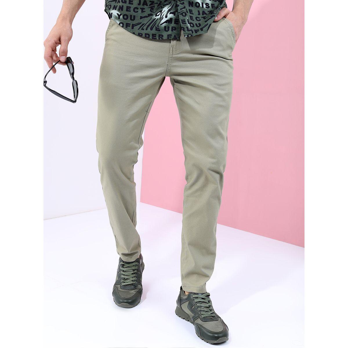Highlander X Styli  Solid Slim Fit Casual Chinos-men-clothing-bottoms-joggers-image-1