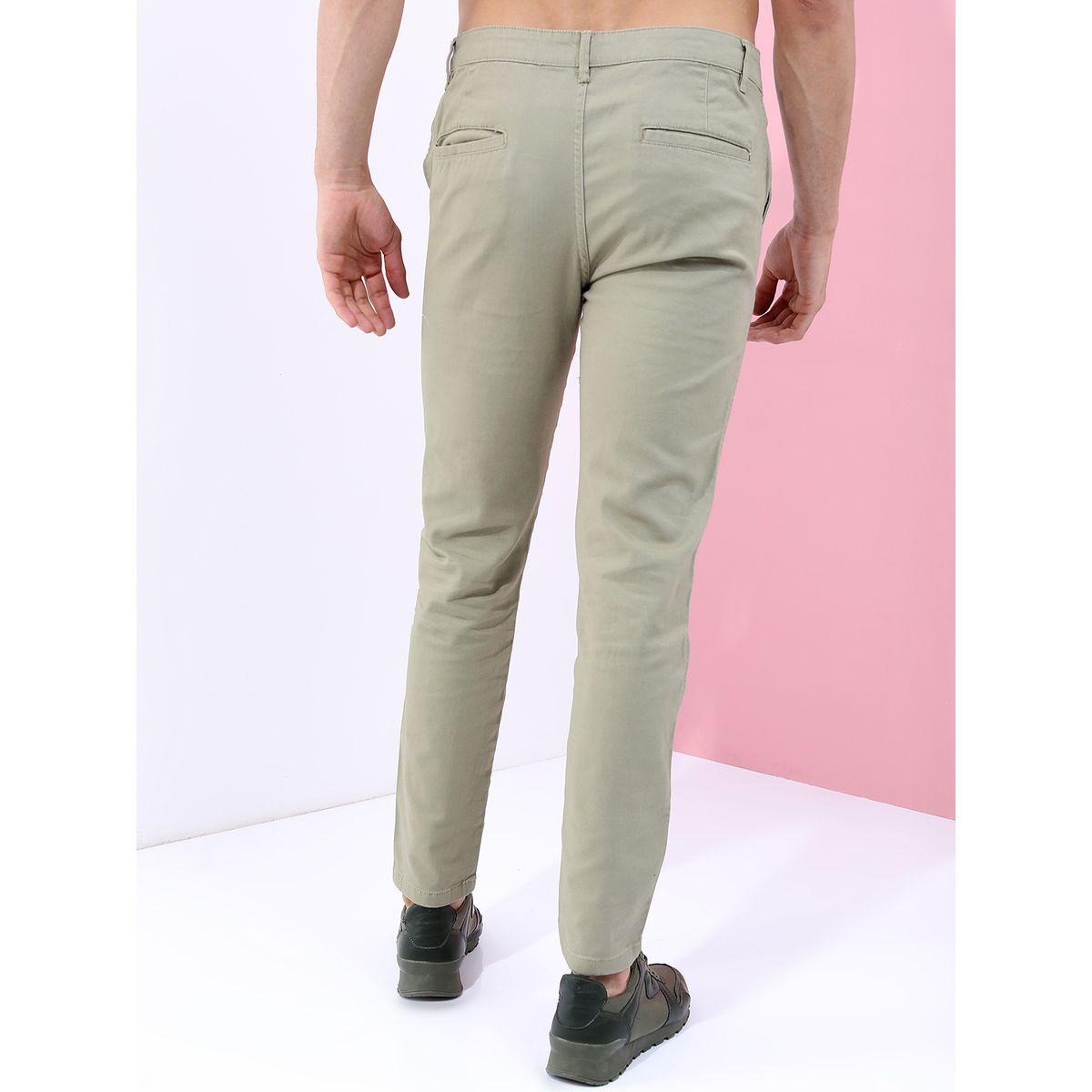 Highlander X Styli  Solid Slim Fit Casual Chinos-men-clothing-bottoms-joggers-image-2