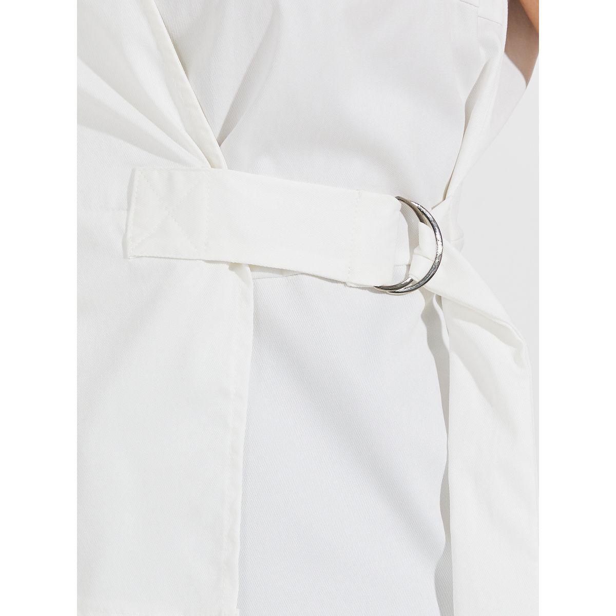 Styli Sleeveless Wrap Top with Buckle Detail-women-clothing-shirtsandblouses-blouses-image-3