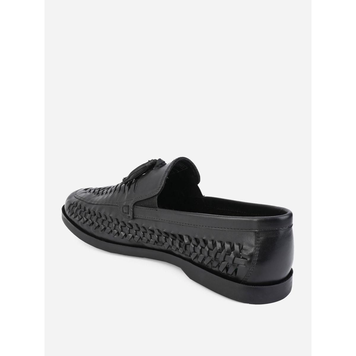 حذاء لوفرز جلد طبيعي بنمط منسوج مع شراشيب-men-shoes-formalshoes-image-4