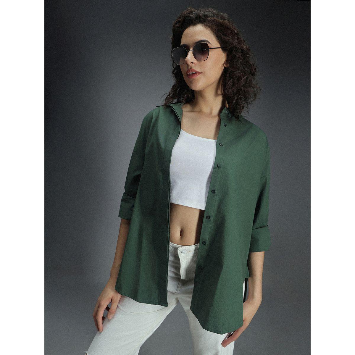 بلوزة كلاسيك فضفاضة باكتاف منخفضة هاي ستار × ستايلي-women-clothing-shirtsandblouses-shirts-image-1