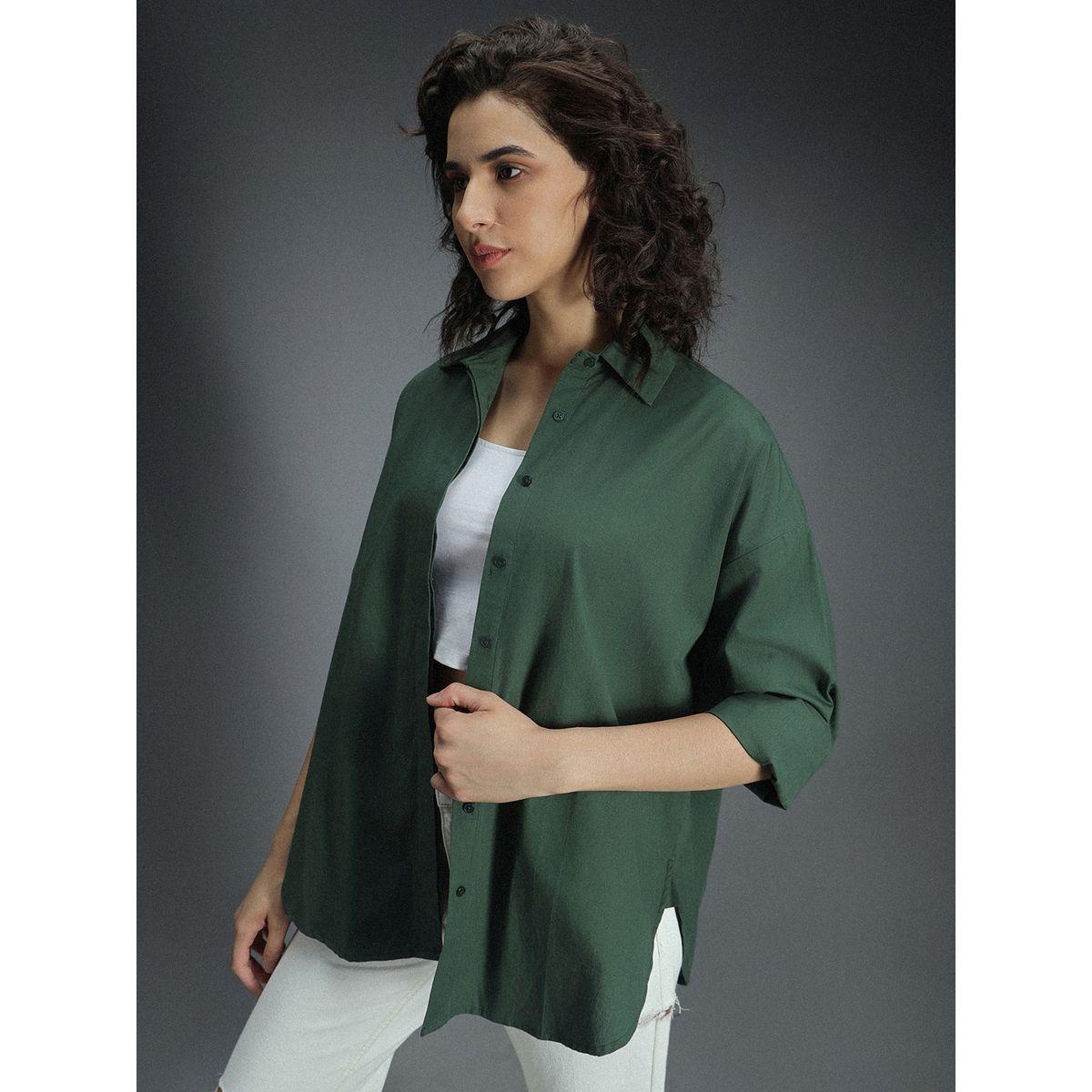 High Star X Styli  Classic Oversized Dropped Shoulder Casual Shirt-women-clothing-shirtsandblouses-shirts-image-3