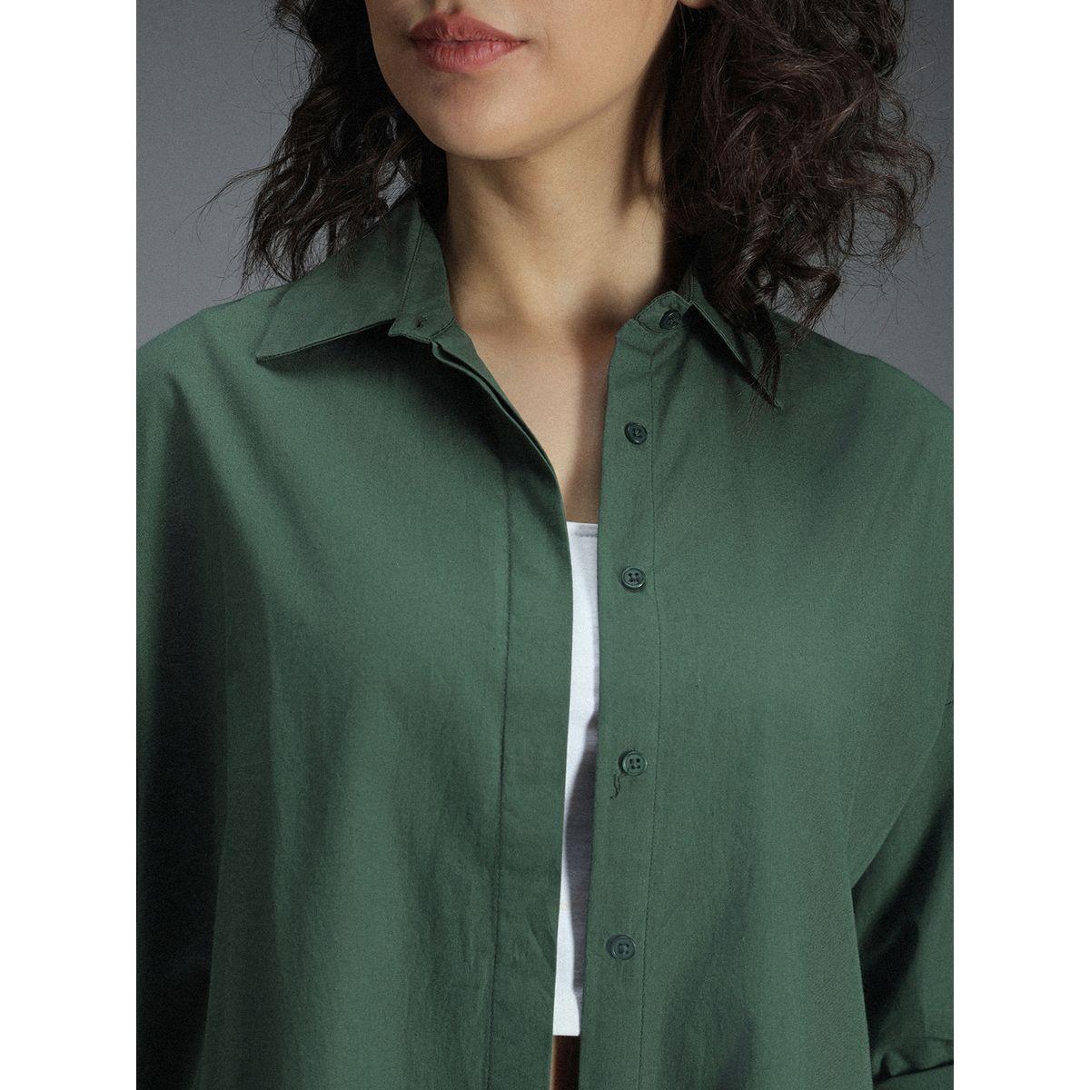 بلوزة كلاسيك فضفاضة باكتاف منخفضة هاي ستار × ستايلي-women-clothing-shirtsandblouses-shirts-image-5