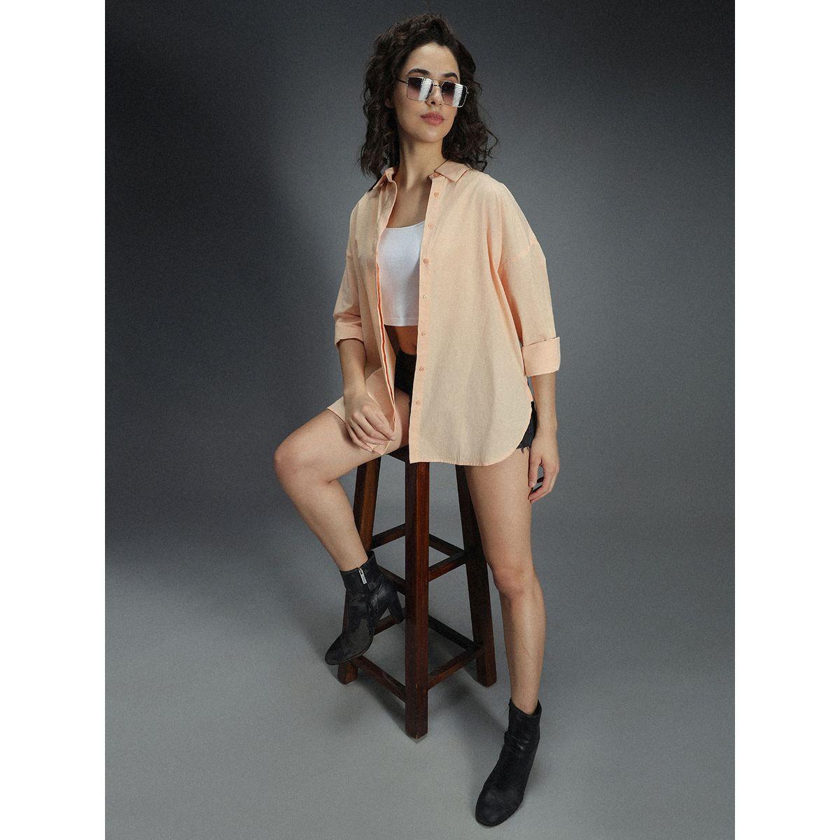 High Star X Styli  Classic Oversized Dropped Shoulder Casual Shirt-women-clothing-shirtsandblouses-shirts-image-6