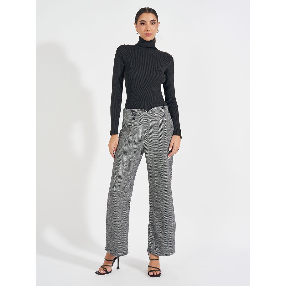 Styli Ribbed Fitted Regular Length Turtle Neck Sweater-women-clothing-cardigansandjumpers-jumpers-image-2