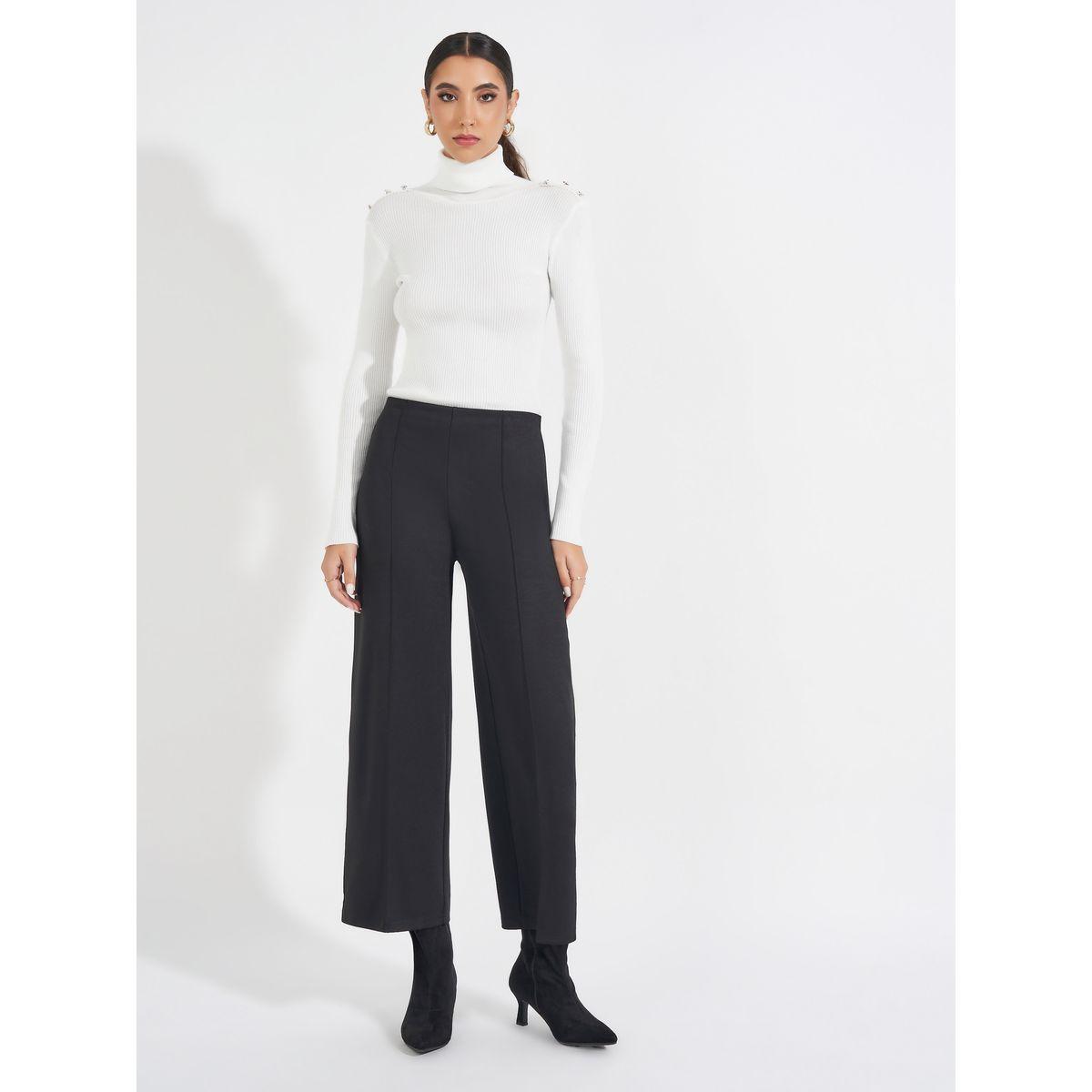 Styli Ribbed Fitted Regular Length Turtle Neck Sweater-women-clothing-cardigansandjumpers-jumpers-image-2