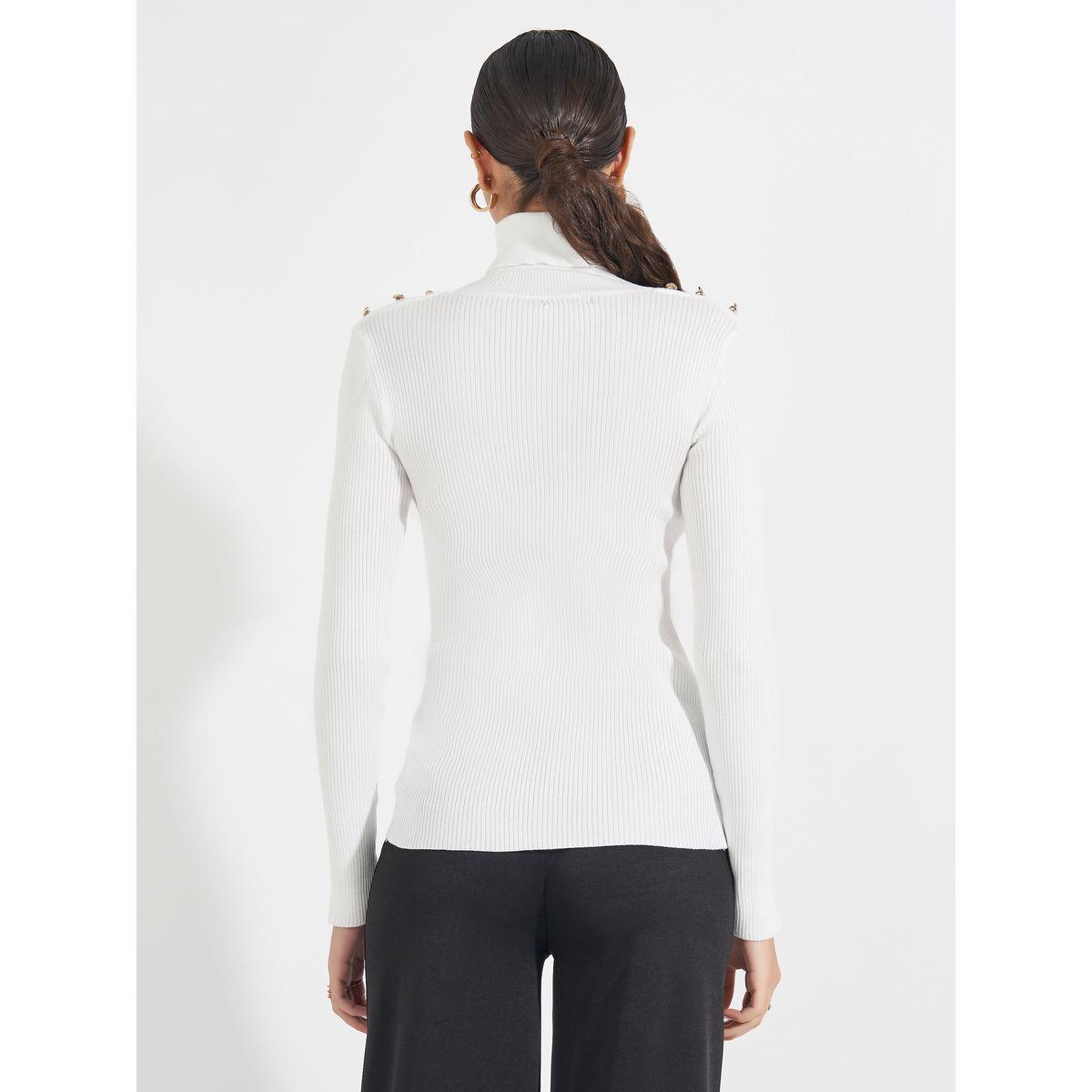 Styli Ribbed Fitted Regular Length Turtle Neck Sweater-women-clothing-cardigansandjumpers-jumpers-image-5