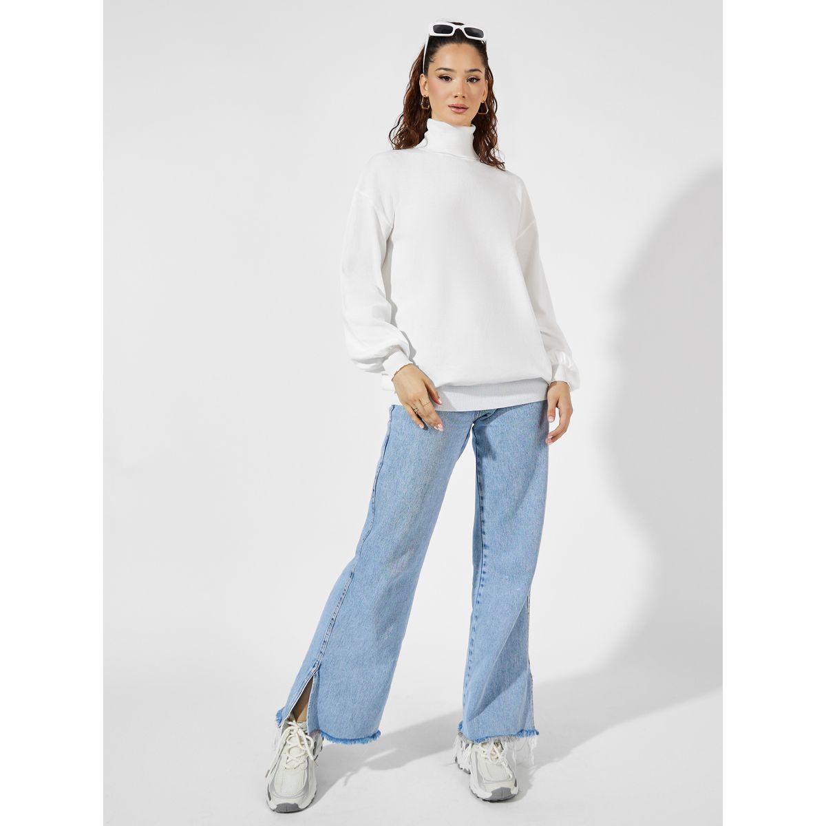سويتر فضفاض بياقة عالية-women-clothing-cardigansandjumpers-jumpers-image-2