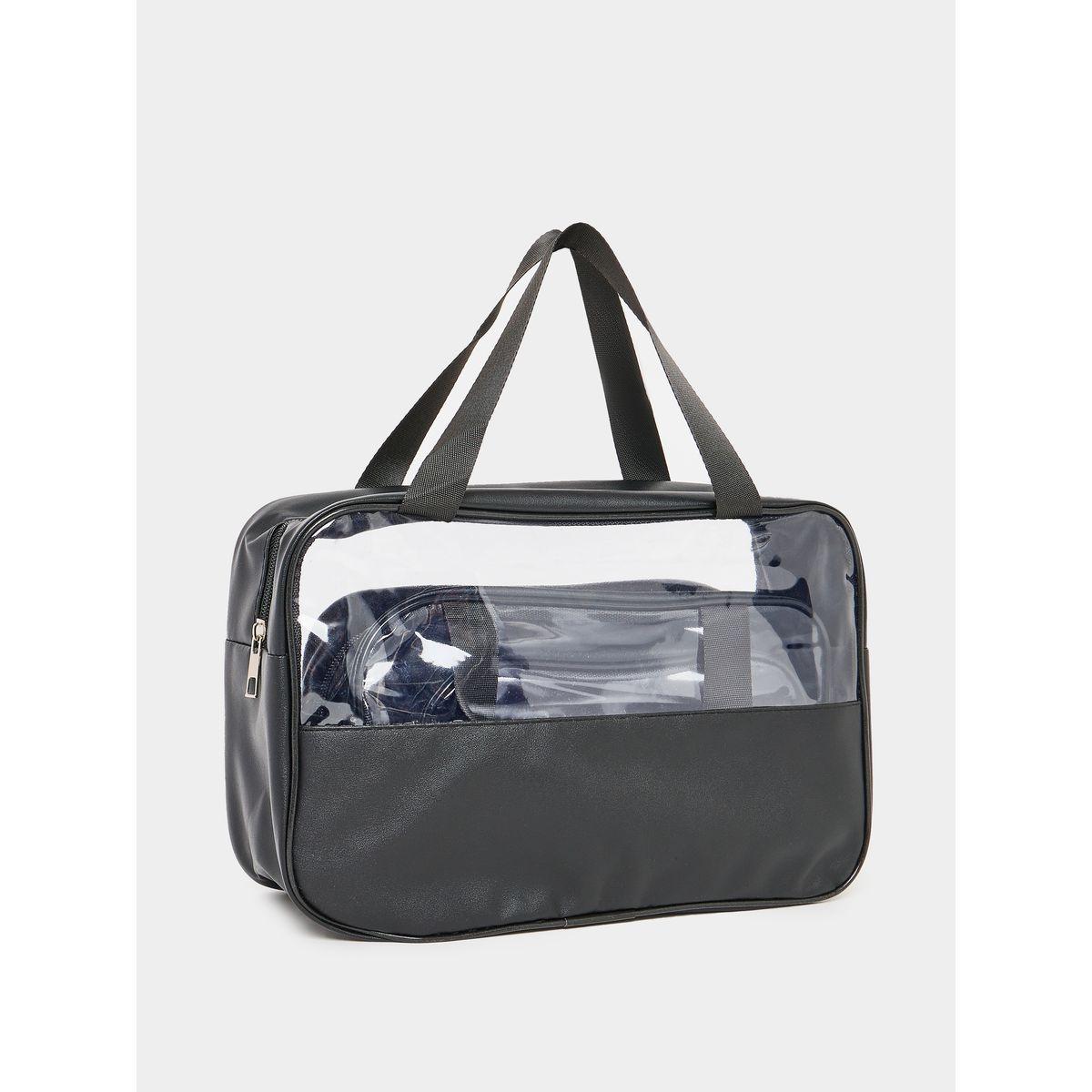 مجموعة من 3 شنط ادوات تجميل بسحَّاب غلق-travel-accessories-image-3