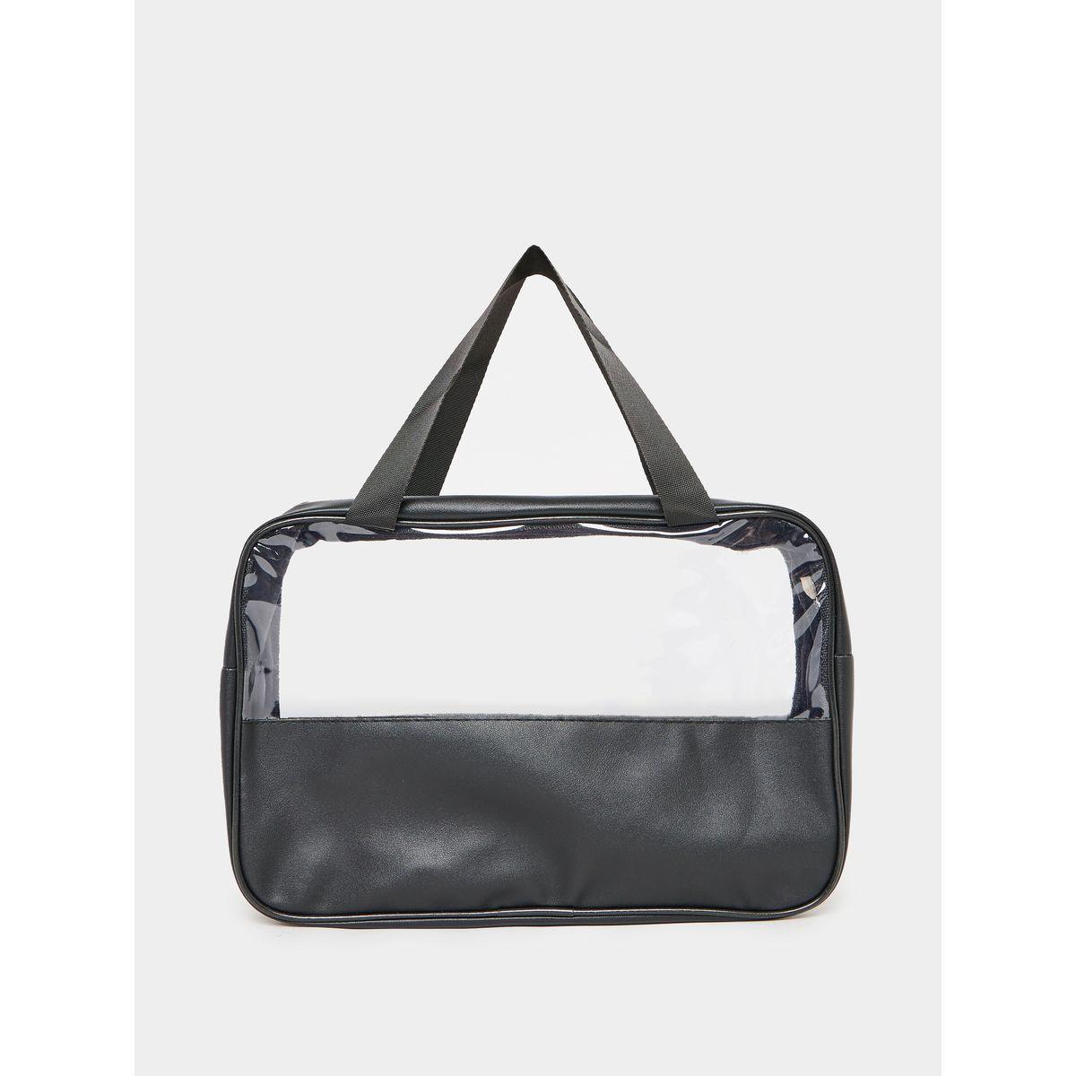 Styli Pack of 3- Plain Washbag with Zip Closure-travel-accessories-image-4