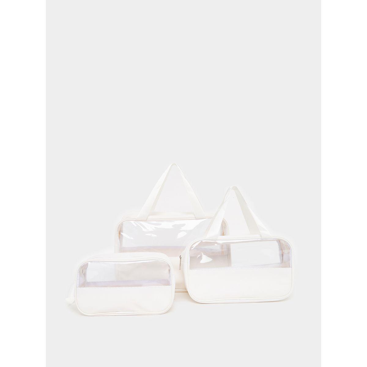 مجموعة من 3 شنط ادوات تجميل بسحَّاب غلق-travel-accessories-image-2