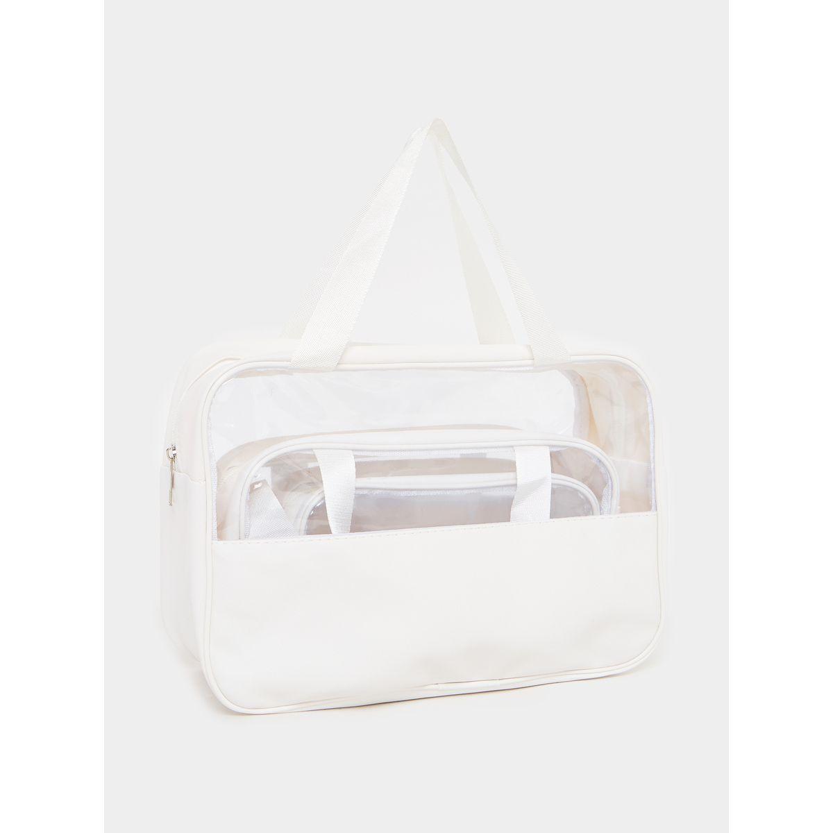 Styli Pack of 3- Plain Washbag with Zip Closure-travel-accessories-image-3