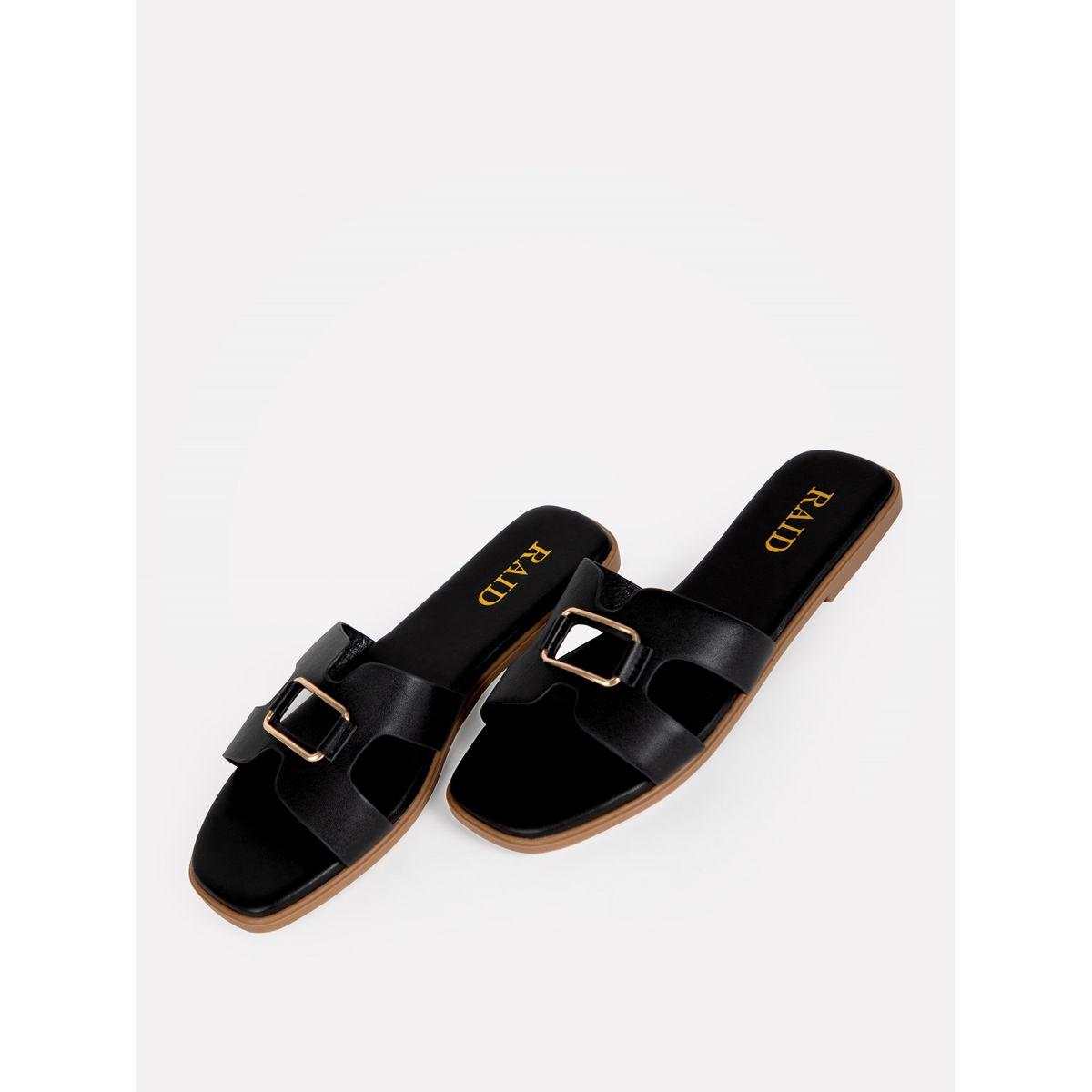 Raid X Styli  Cut-Out Strap Detail Flat Sandals-women-shoes-sandals-flats-image-5