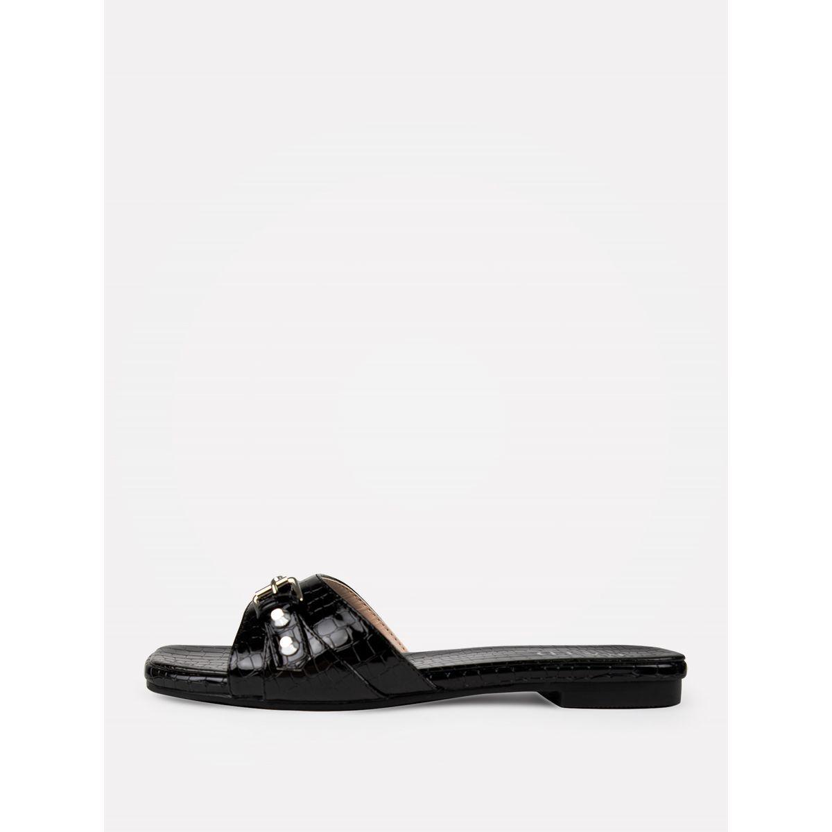 Raid X Styli  Studded Strap Textured Flat Sandals-women-shoes-sandals-flats-image-5