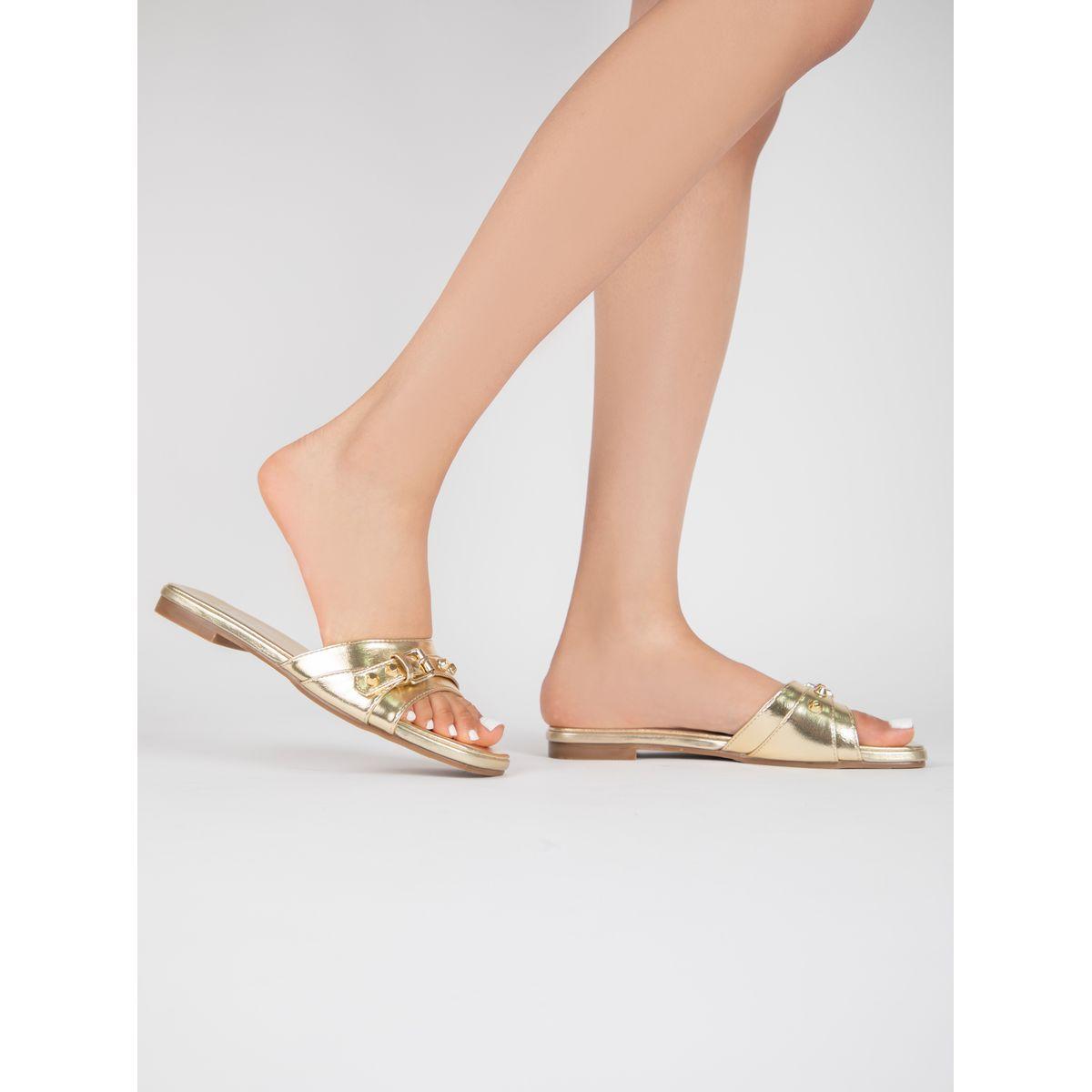 صندل فلات بسير مرصع وتفاصيل براقة رايد × ستايلي-women-shoes-sandals-flats-image-3