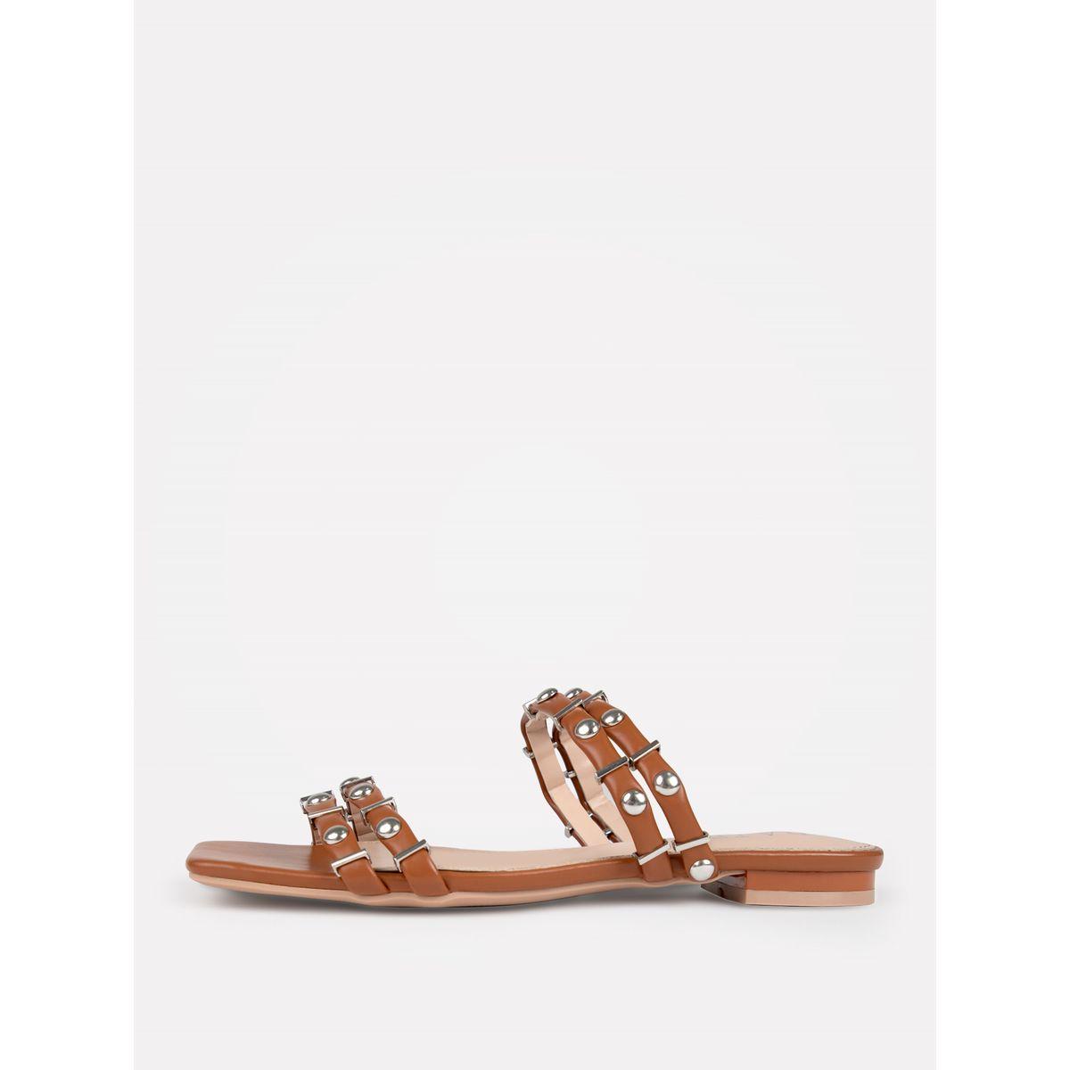 صندل فلات بسير مُرصع رايد × ستايلي-women-shoes-sandals-flats-image-2