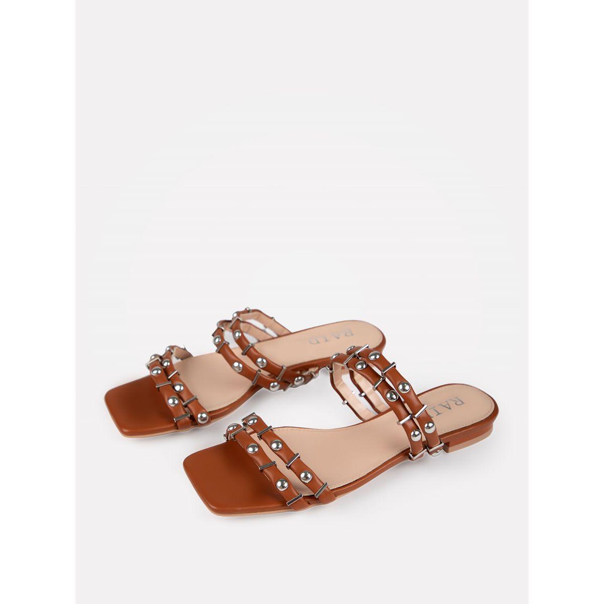Raid X Styli  Studded Strap Flat Sandals-women-shoes-sandals-flats-image-5