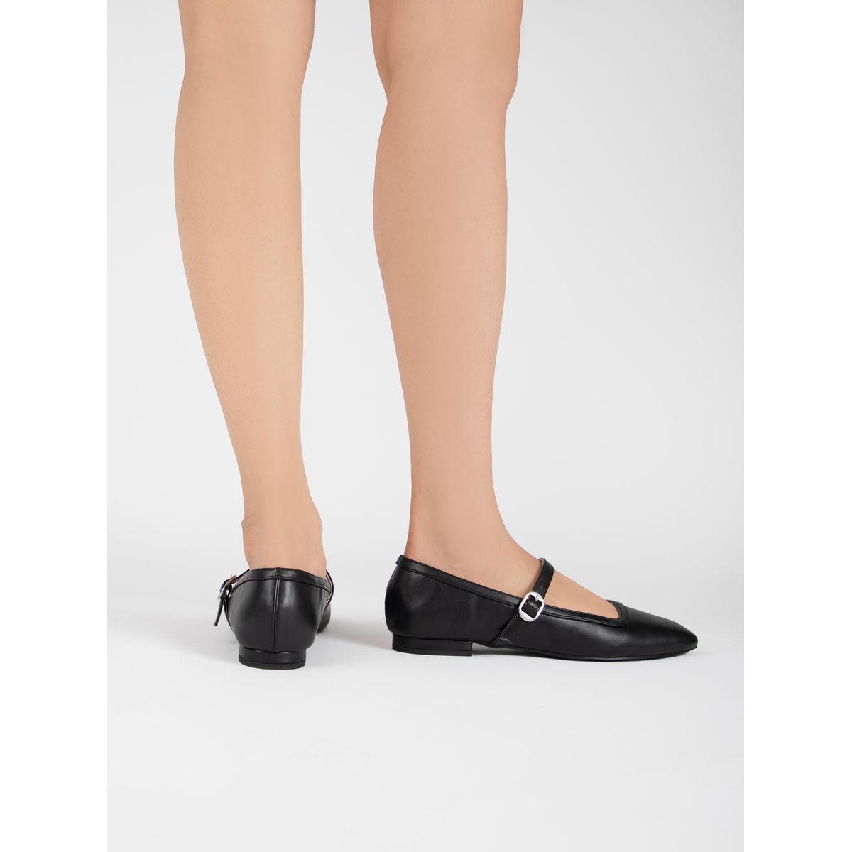 Raid X Styli  Solid Square Toe Shoes with Buckle-women-shoes-heels-image-3