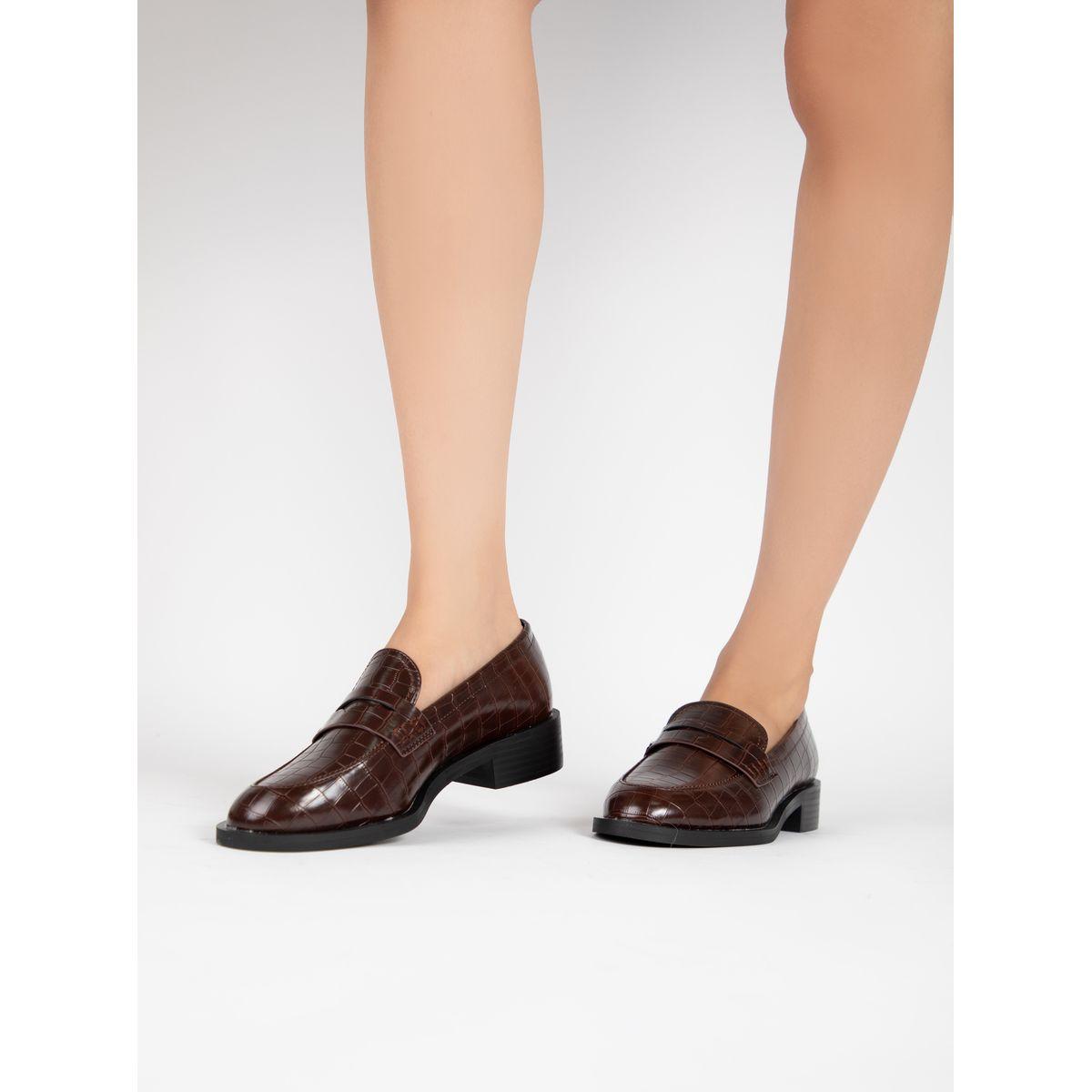 Raid X Styli  Textured Slip On Loafers-women-shoes-loafersandmoccasins-image-1