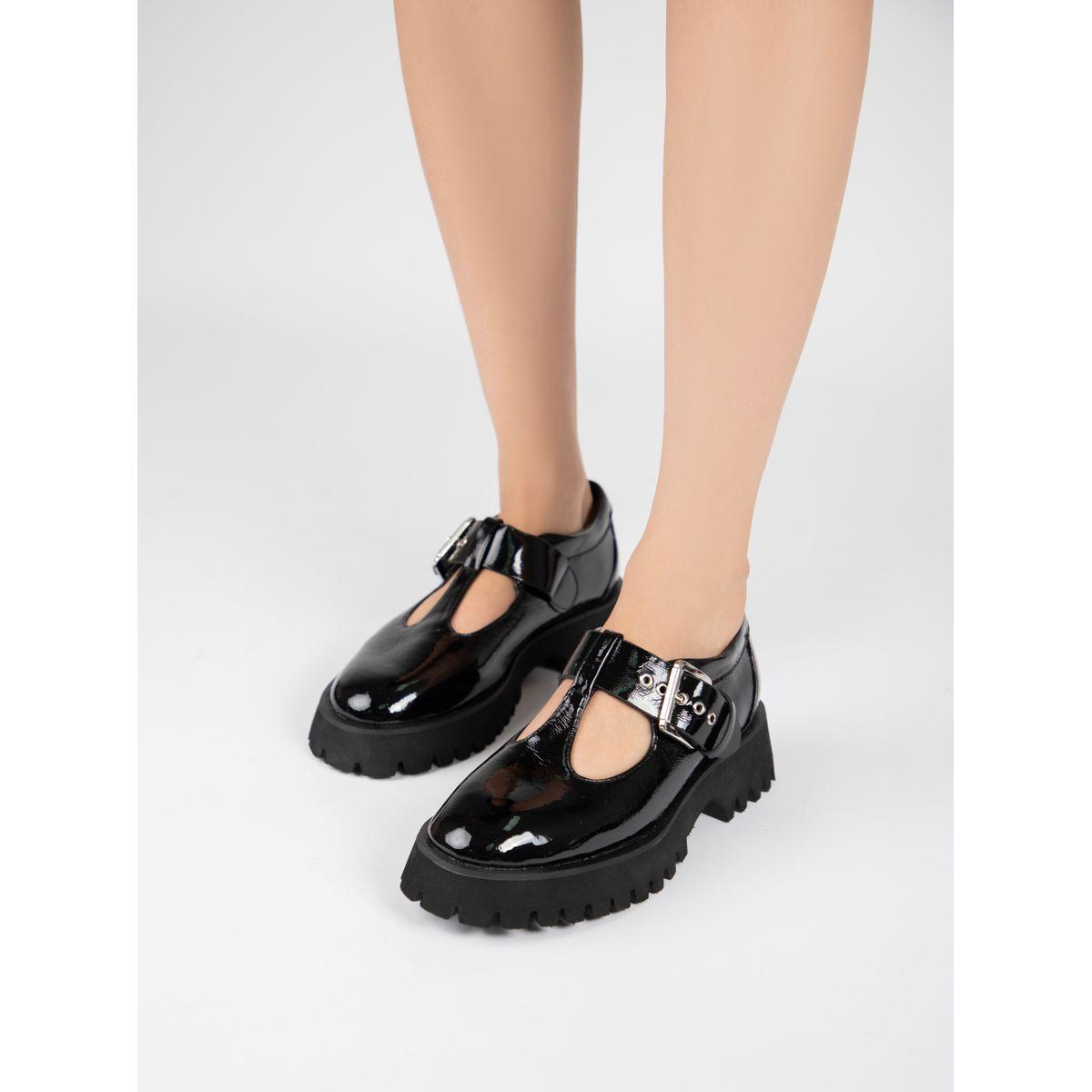 Raid X Styli  Buckle Accent Round Toe Mary Jane Shoes-women-shoes-loafersandmoccasins-image-1