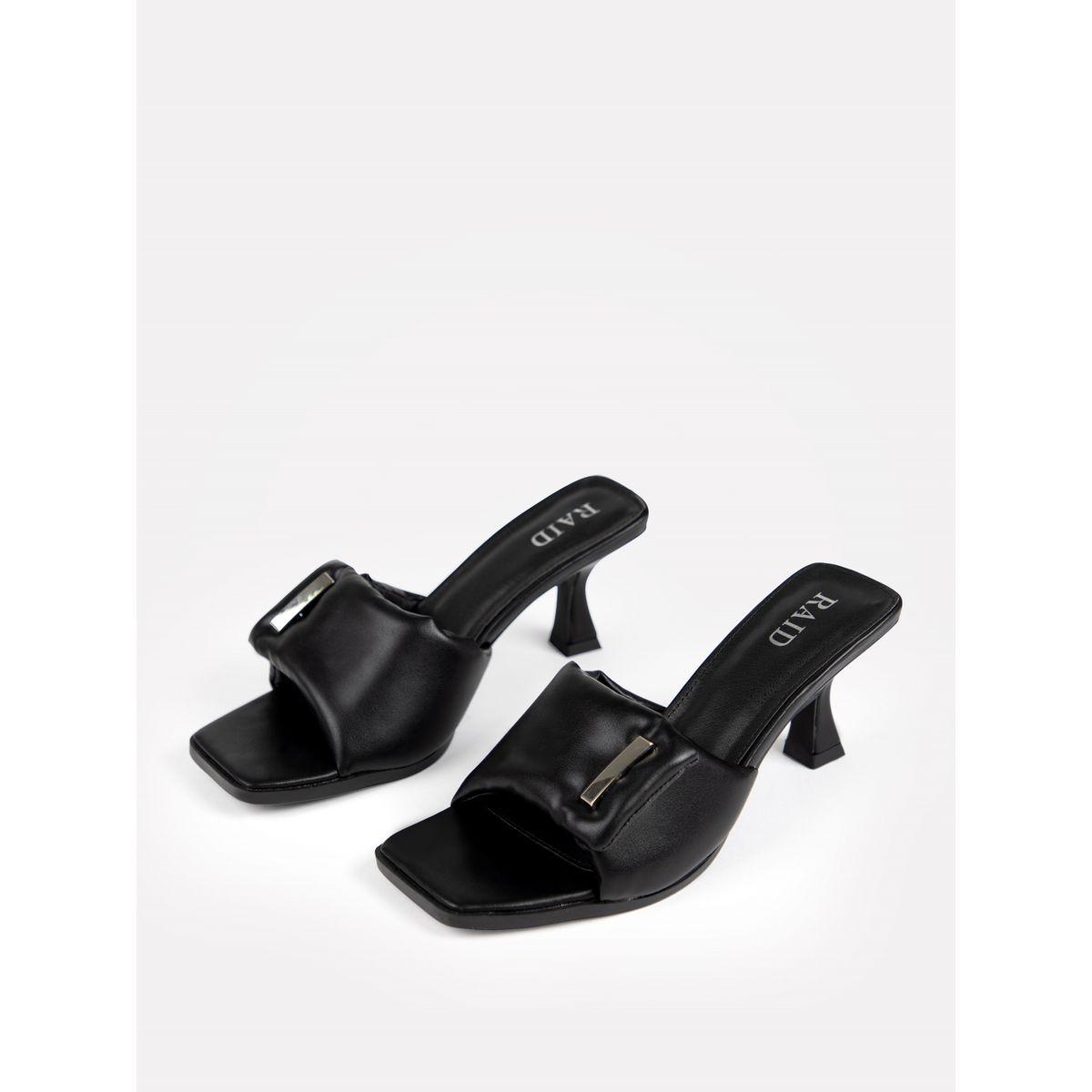 Raid X Styli  Solid Wide Strap Sandals-women-shoes-heels-image-8