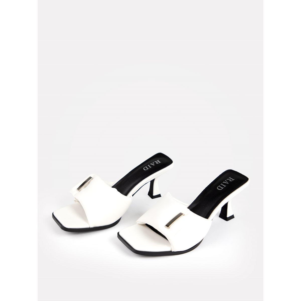 Raid X Styli  Solid Wide Strap Sandals-women-shoes-heels-image-8