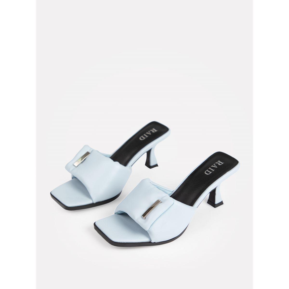Raid X Styli  Solid Wide Strap Sandals-women-shoes-heels-image-10