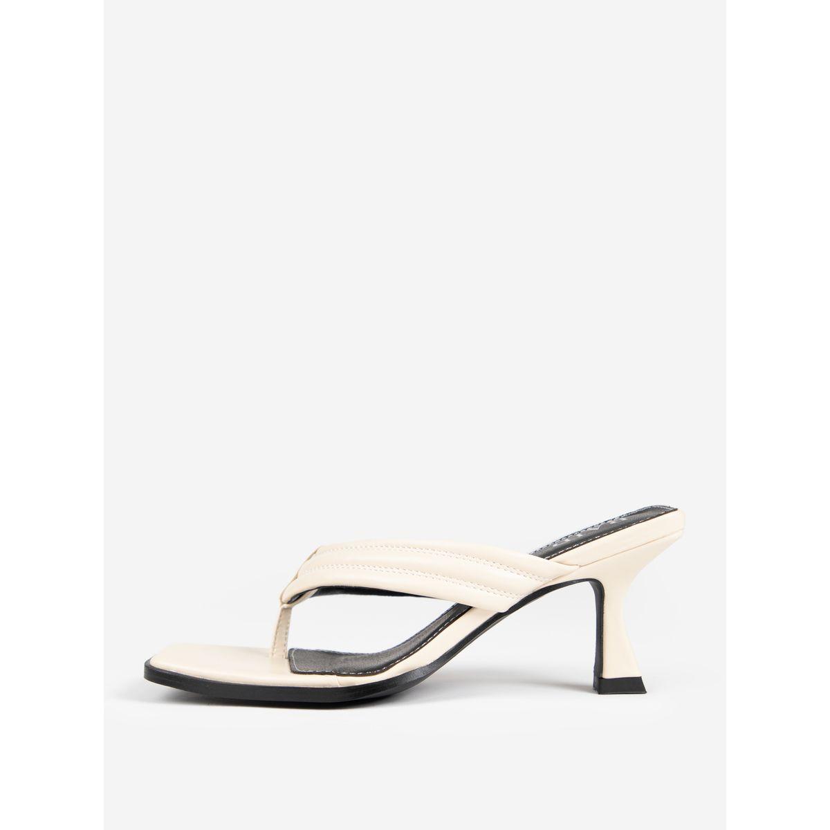 Raid X Styli  Textured Thong Strap Sandals-women-shoes-heels-image-1