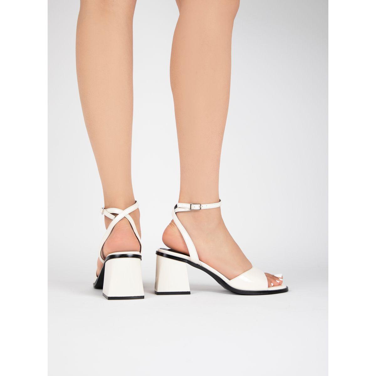 Raid X Styli  Solid Ankle Strap Block Heel Sandals-women-shoes-heels-image-3