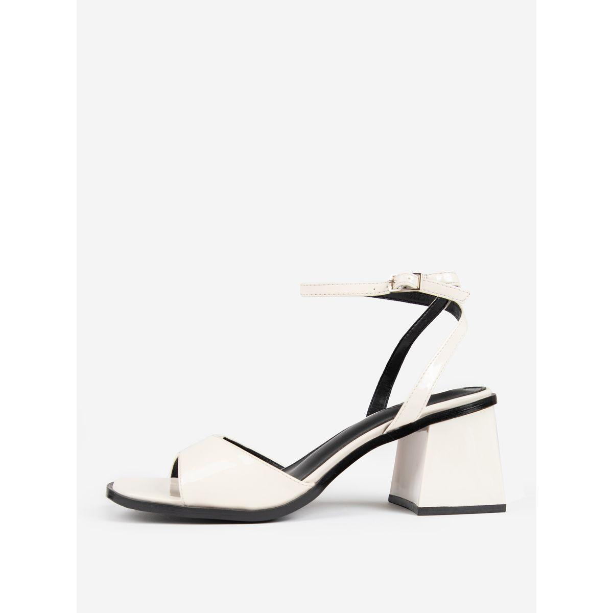 Raid X Styli  Solid Ankle Strap Block Heel Sandals-women-shoes-heels-image-4