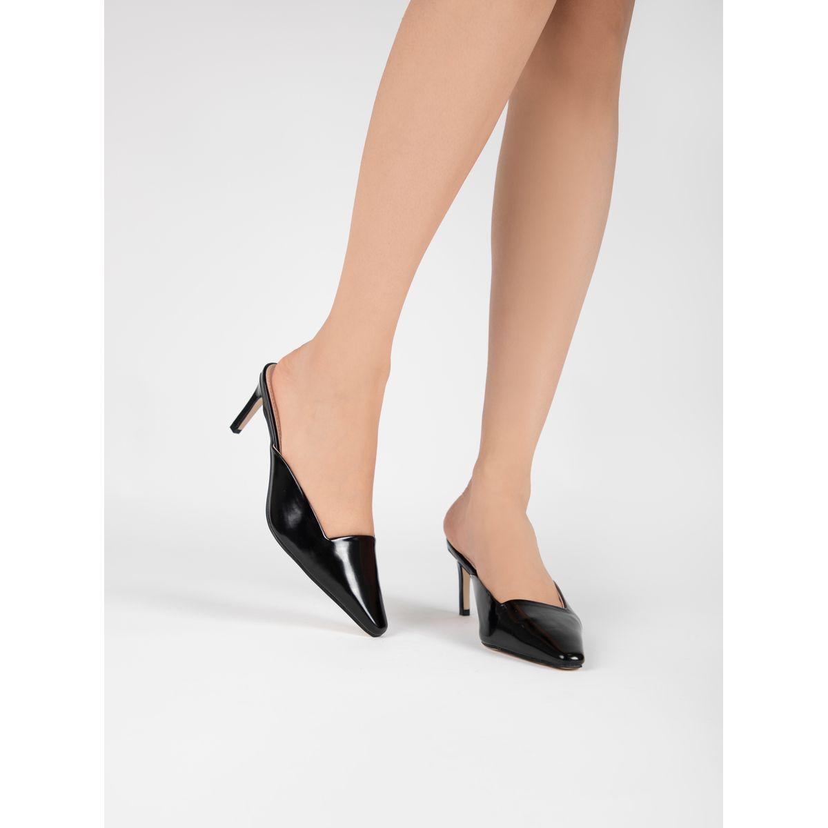 Raid X Styli  Solid Pointed Toe Mules-women-shoes-heels-image-2
