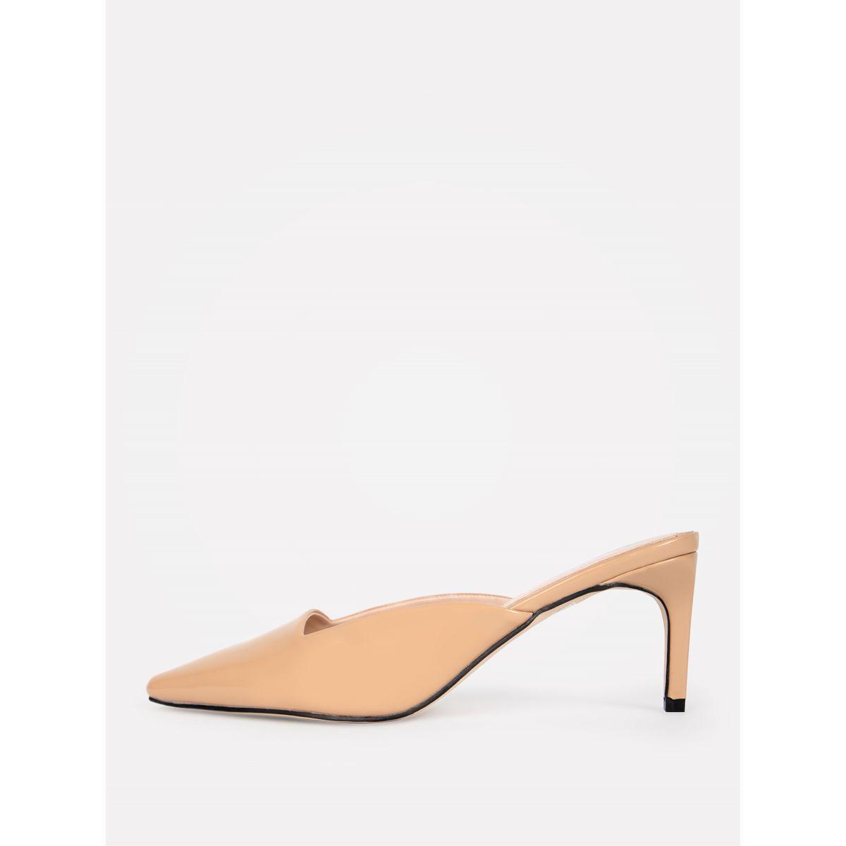 Raid X Styli  Solid Pointed Toe Mules-women-shoes-heels-image-4