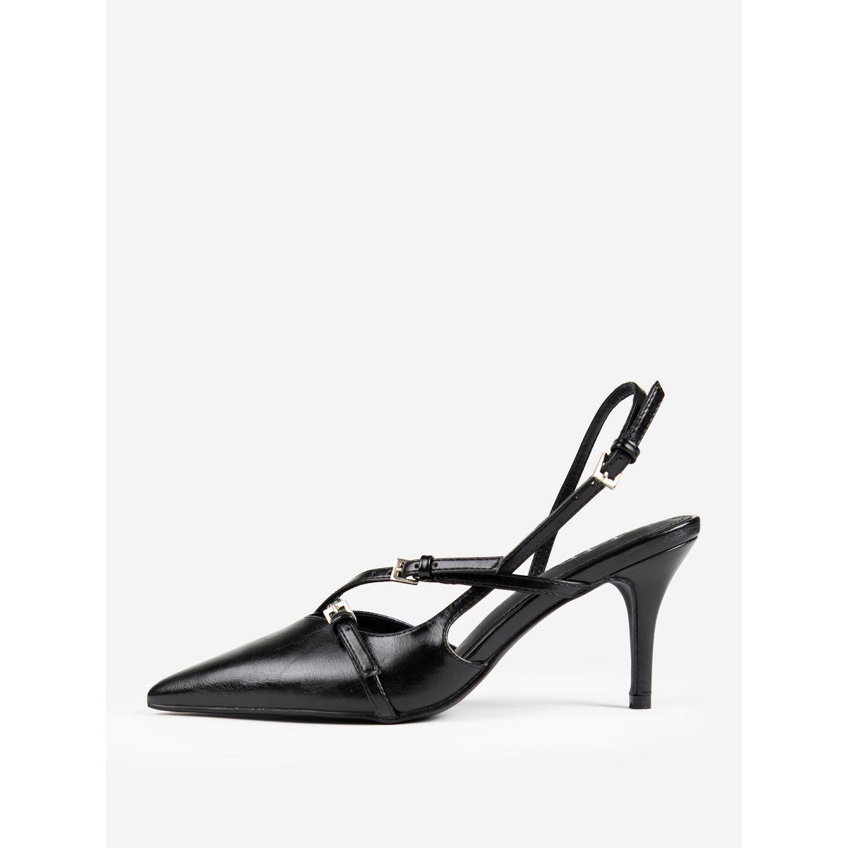 Raid X Styli  Cross Strap Buckle Detail Pointed Pumps-women-shoes-heels-image-4