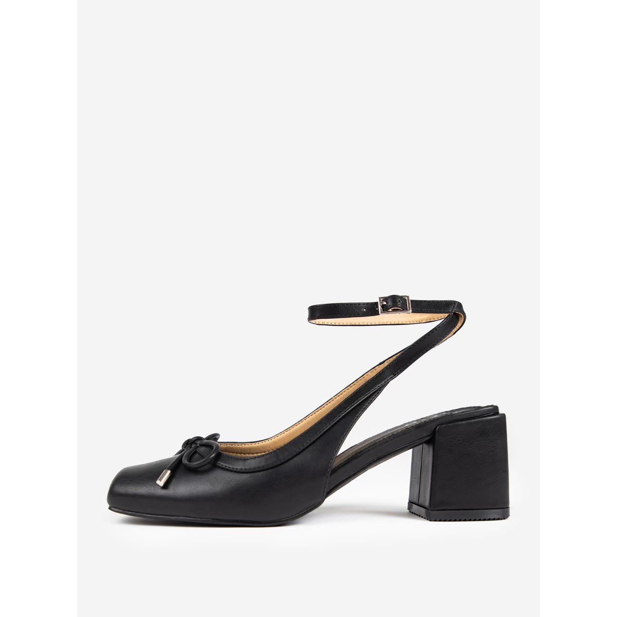 Raid X Styli  Bow Design Block Heel Ankle Strap Shoes-women-shoes-heels-image-5