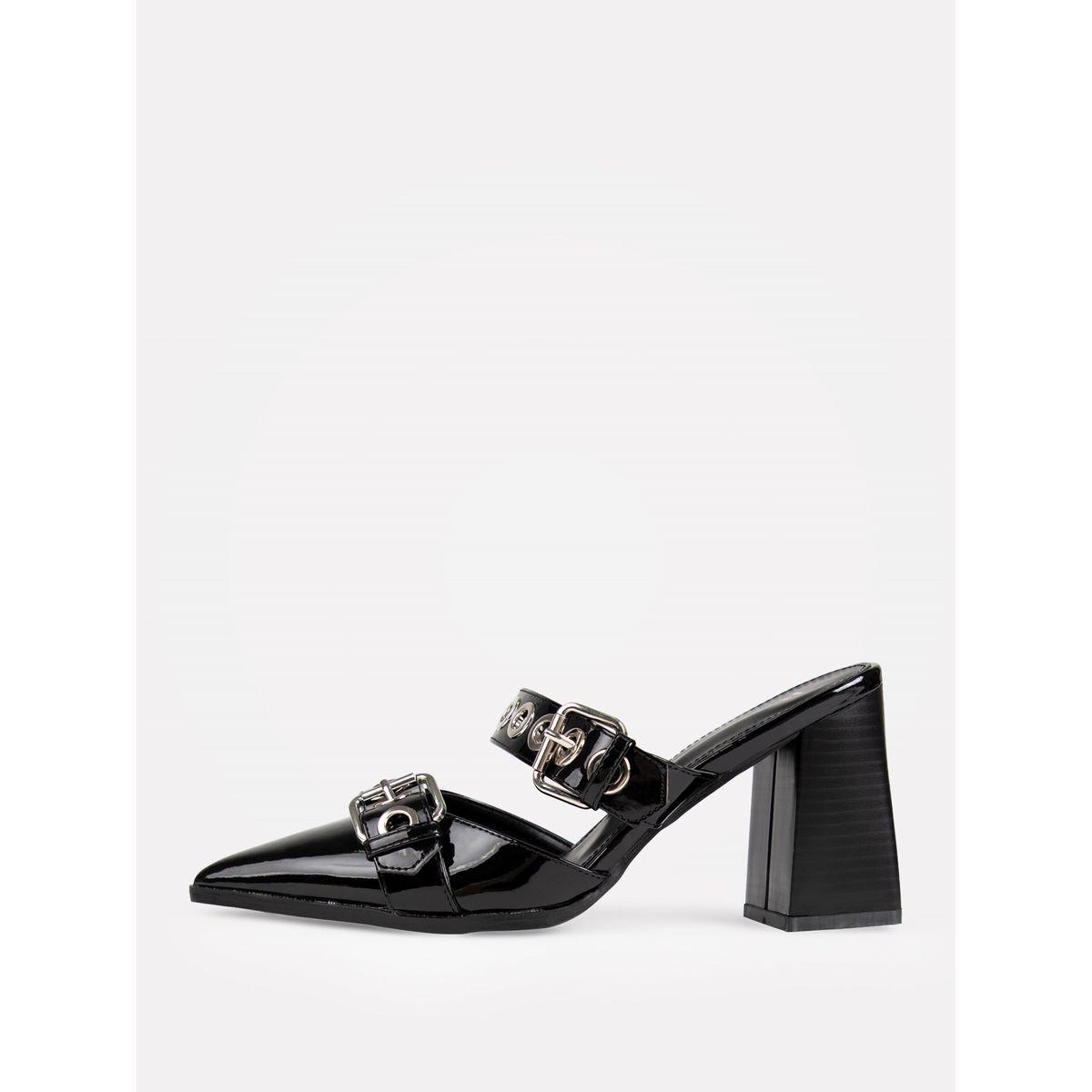 حذاء ميولز بمقدمة مدببة وإبزيم معدني رايد × ستايلي-women-shoes-heels-image-4