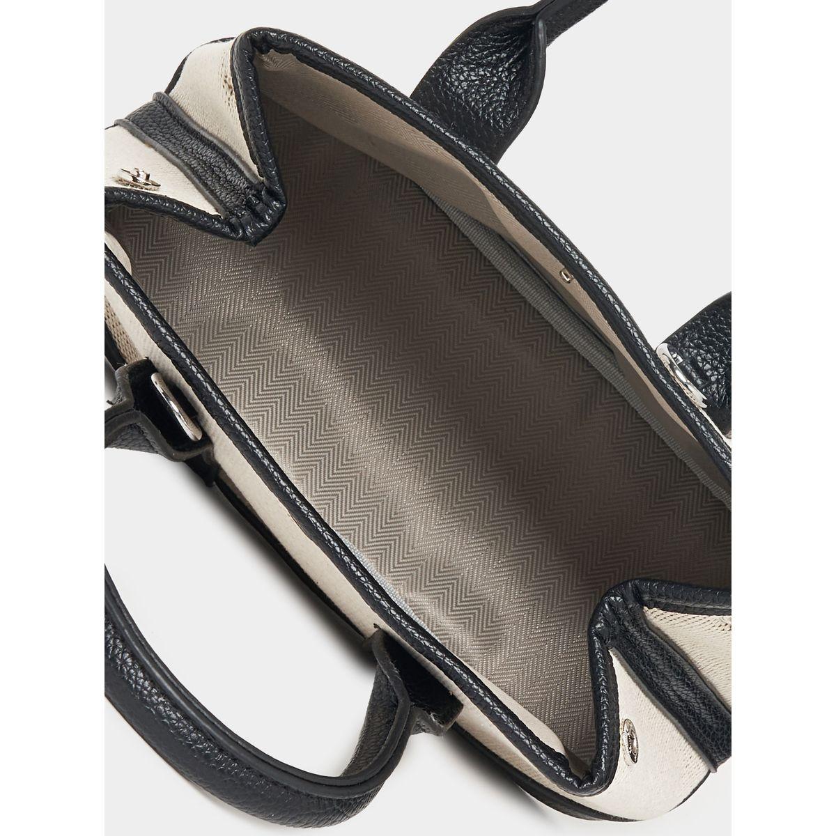 Styli Contrast Trim Textured Handbag-women-bagsandwallets-handbags-image-4