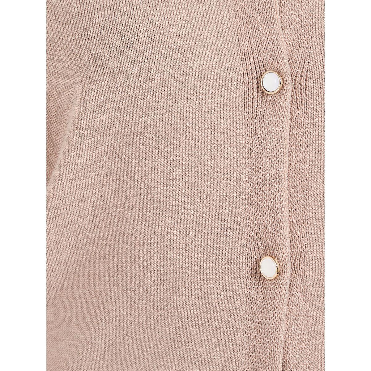 Styli Regular Fit Buttoned Cardigan with Volume Sleeves-women-winterwear-cardigansandjumpers-cardigans-image-4