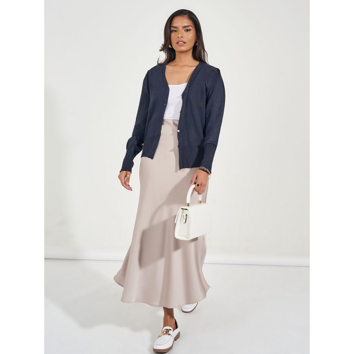 كارديجان بقصة عادية وأكمام واسعة-women-winterwear-cardigansandjumpers-cardigans-image-2