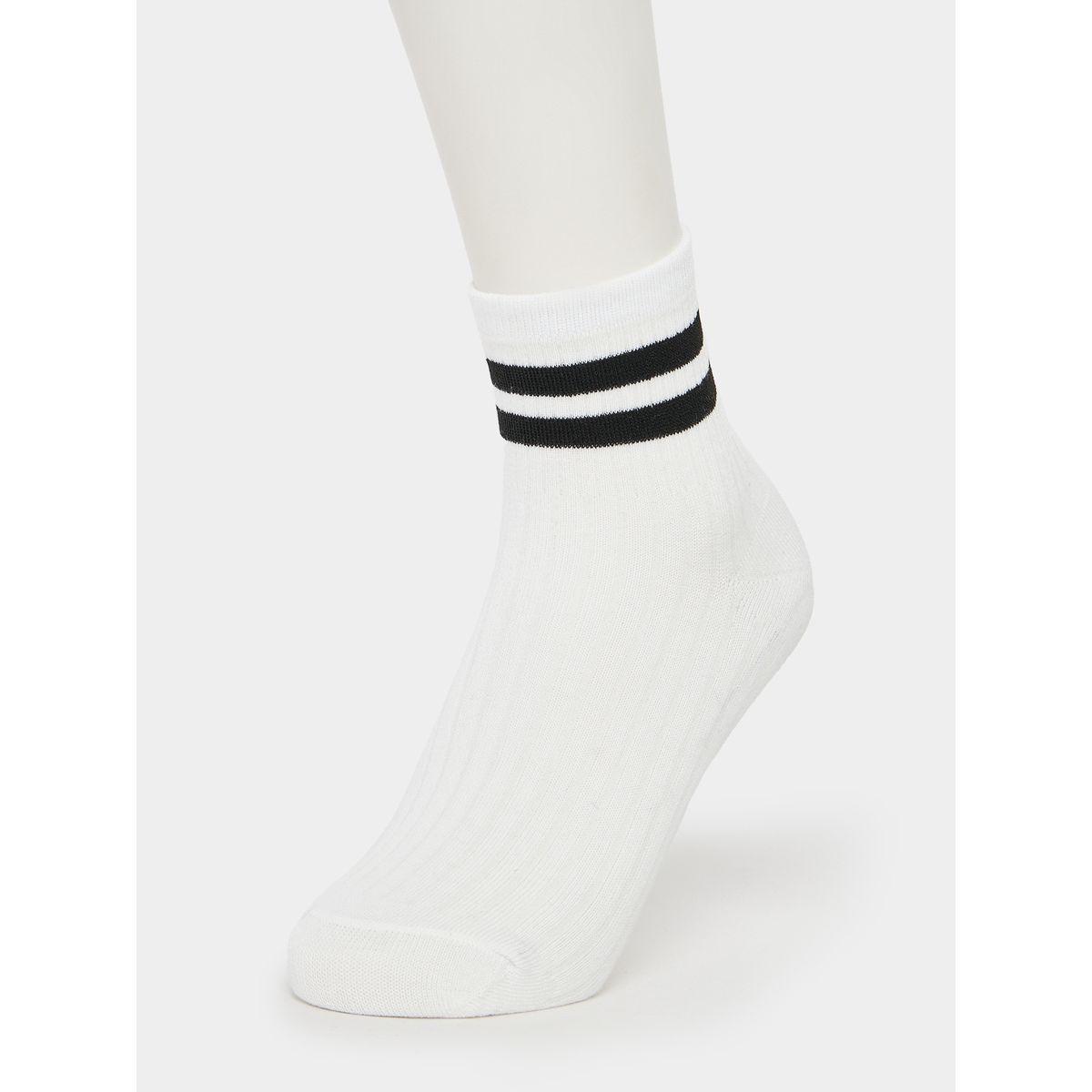 Styli Pack of 3 - Double Striped Socks-women-socksandstockings-image-2
