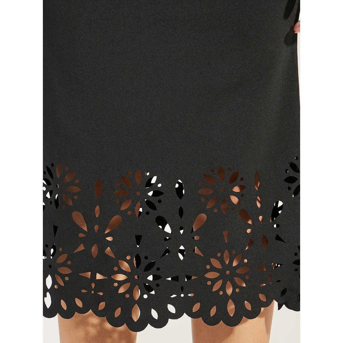 Styli Fit & Flare Skirt with Cutwork Hem-women-clothing-bottoms-skirts-image-3