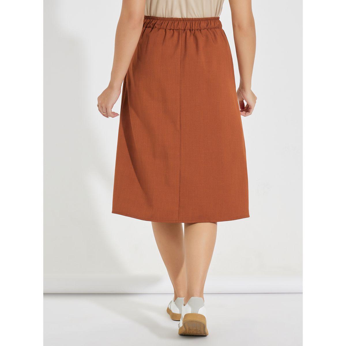 تنورة ميدي بخصر مطاطي-women-clothing-bottoms-skirts-image-4