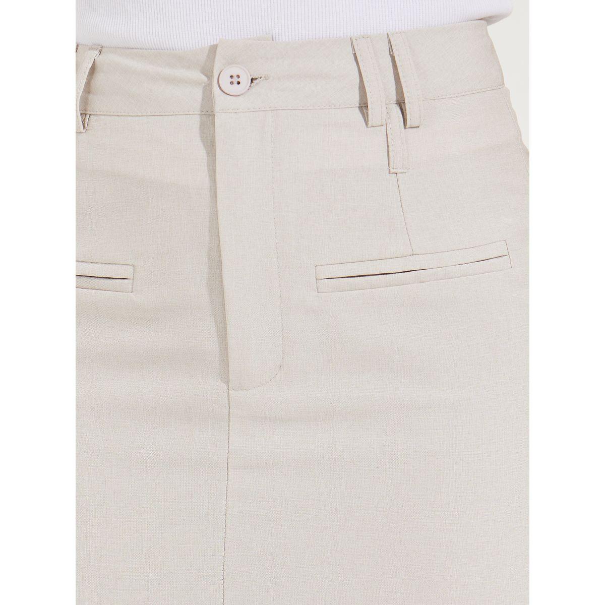 Styli Solid Maxi Skirt with Front Slit & Pockets-women-clothing-bottoms-skirts-image-3
