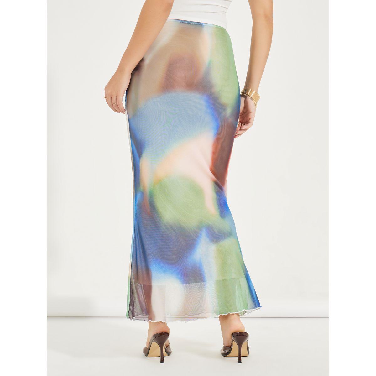 Styli Marble Print Mesh Maxi Skirt-women-clothing-bottoms-skirts-image-4