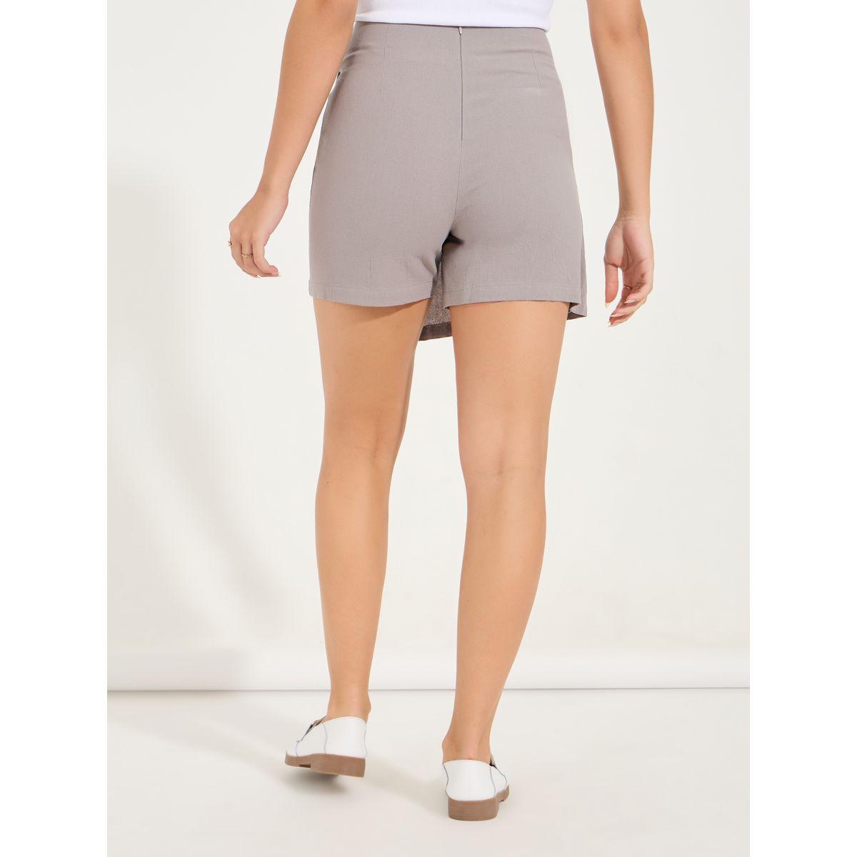 سكورت سادة بنمط لف مع اربطة جانبية-women-clothing-bottoms-skirts-image-5
